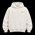 Off white hoodie, già morto on the chest
